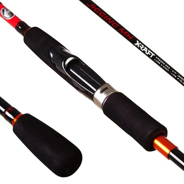 Вудилище спінінгове Salmo Kraft JIGGING MH 6-24/2,05(6'9") KR2300-205 KR2300-205 фото