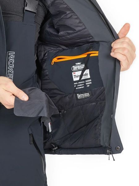 Куртка мембранная Norfin REBEL PRO GRAY 596001-S 596002-M фото