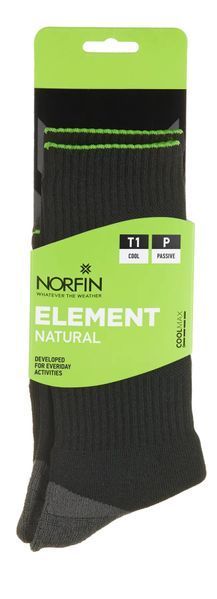 Шкарпетки NORFIN T1P ELEMENT NATURAL CREW 304716-02M 304716-02M фото