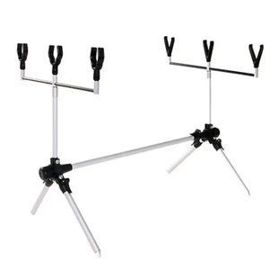 Підставка під 3 вудилища Salmo ROD-POD (дюраль полегшана, тканевий чохол) 707-403 707-403 фото