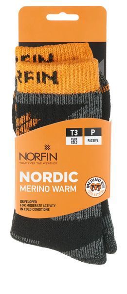 Шкарпетки NORFIN T3P NORDIC MERINO WARM CREW 304736-03L 304736-03L фото