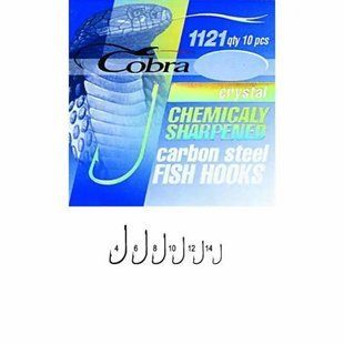 Крючок (CA116) Cobra CRYSTAL (сер.1121/004) *10 C1121NSB-004 C1121NSB-004 фото