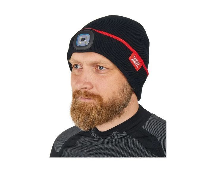 Шапка з ліхтариком Lucky John DROP LED 302776-03L 302776-03L фото