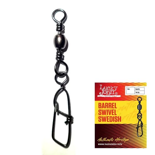 Застібка+вертлюг LJ BARREL SWIVEL SWEDISH 006 / *10 5030-006 5030-006 фото